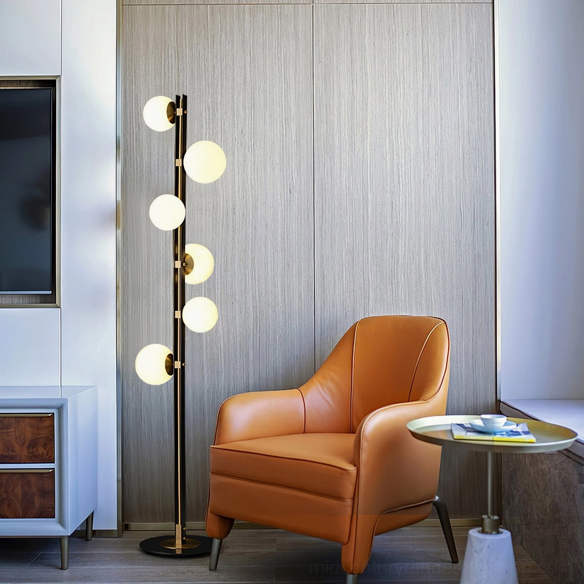 Planeta floor lamp Edison bulb compatibility option for vintage warm lighting aesthetic