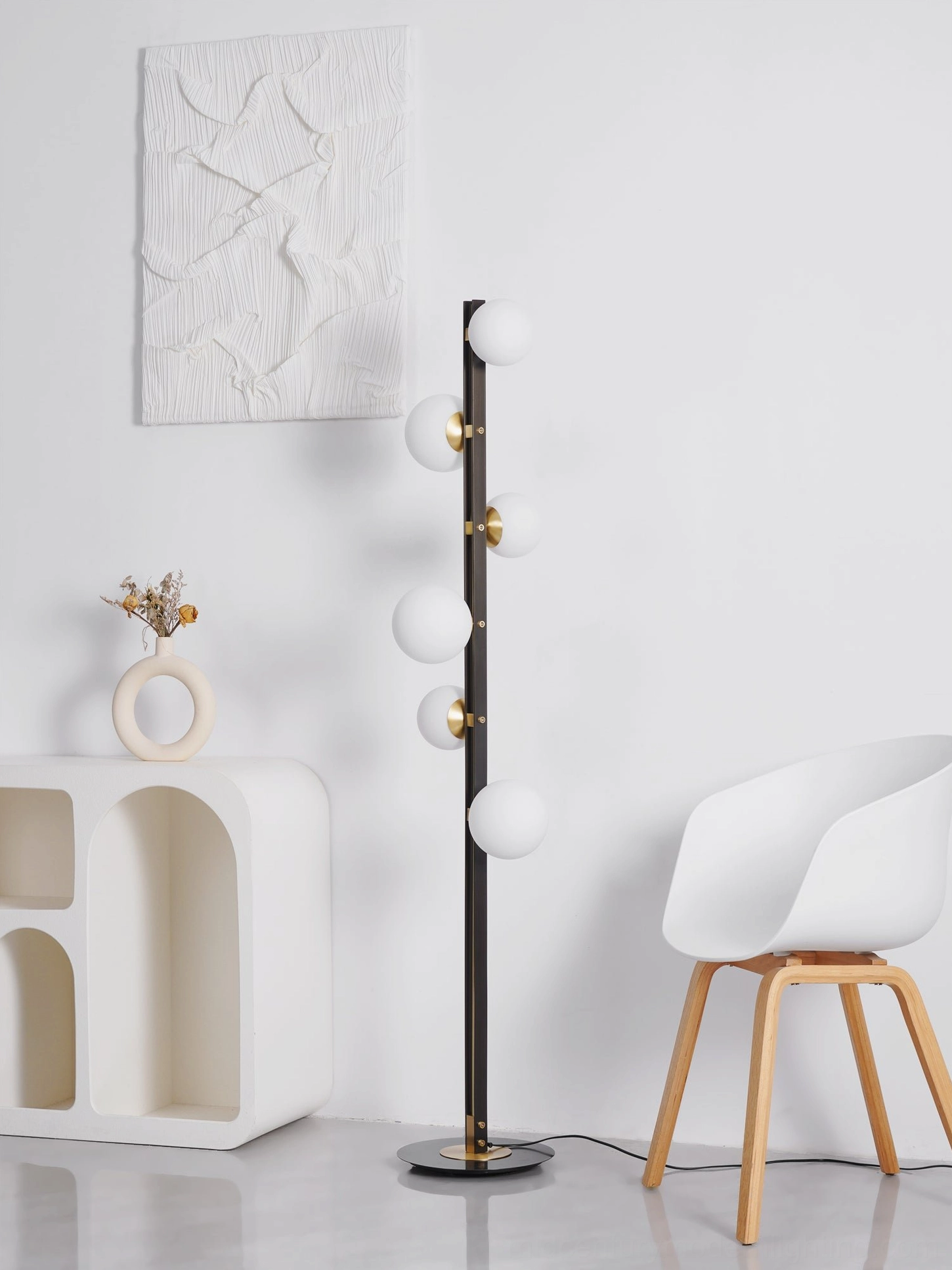 Planeta floor lamp mid-century modern lighting piece for designer home collections