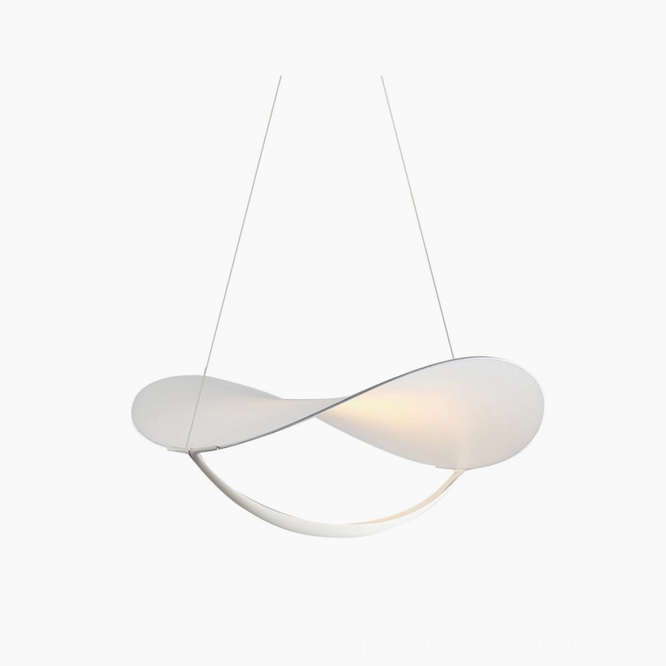 Plena pendant ceiling fixture minimalist white dimmer control modern