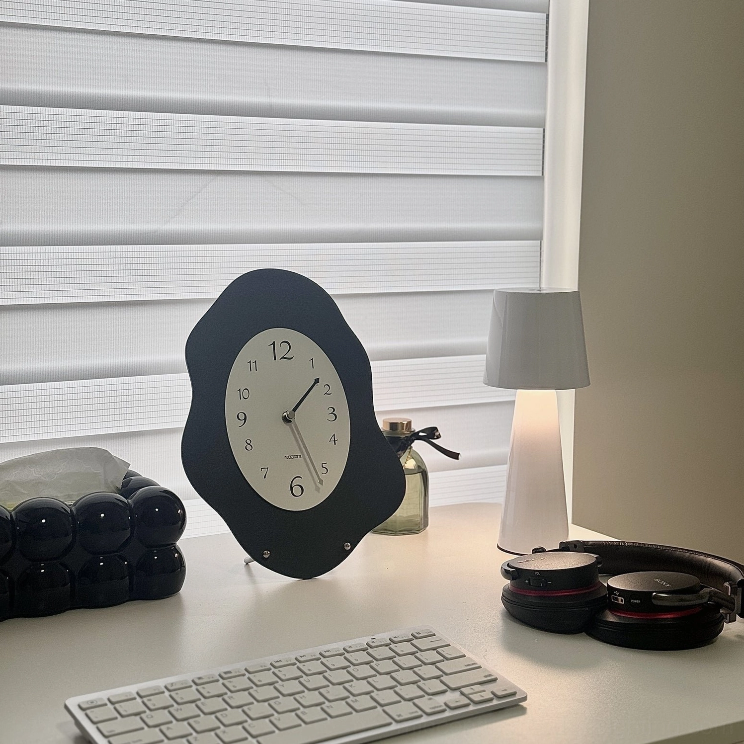 Modern LED table lamp portable cordless design for bedroom office and living spaces