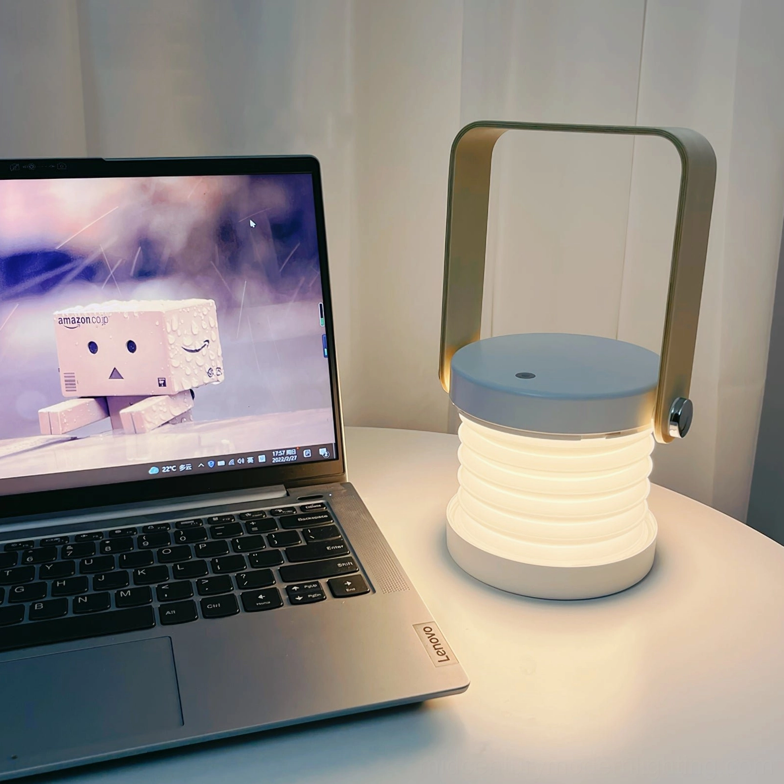 Portable honeycomb lantern lamp, international certified for North America Europe Australia compatible