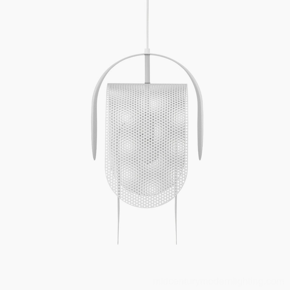 Posie pendant light installation showing ambient lighting and three-dimensional shadow effects