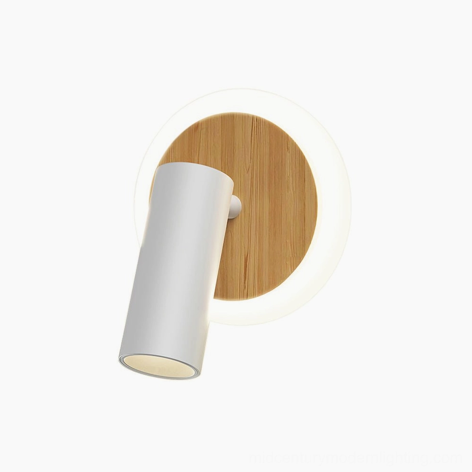 Ramen LED Wall Sconce contemporary home lighting - Modern circular wall lamp for bedroom, office, and living room spaces
