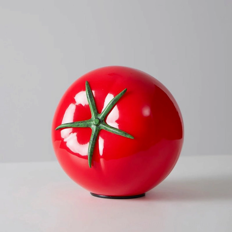 Red tomato glass lamp USB plug-in charging cable option