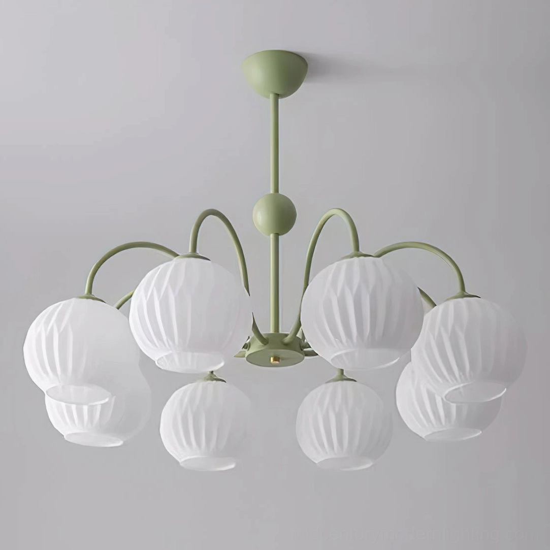 Renee black globe chandelier entry foyer transition space contemporary design