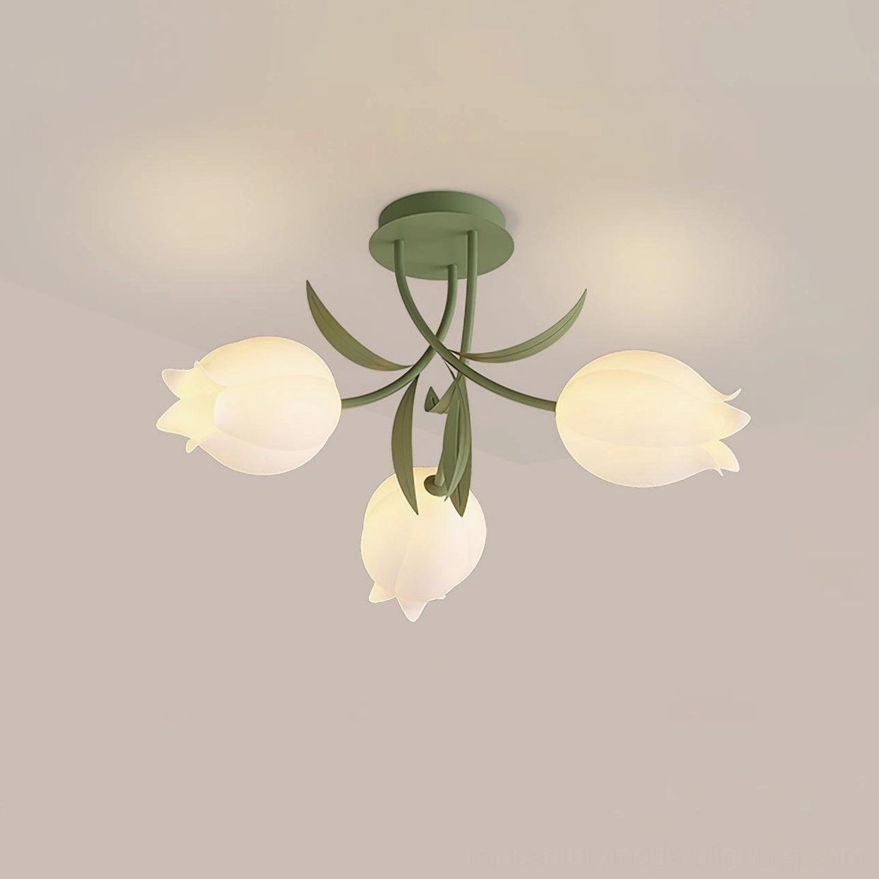 Ricko 3-head compact light green and white color option