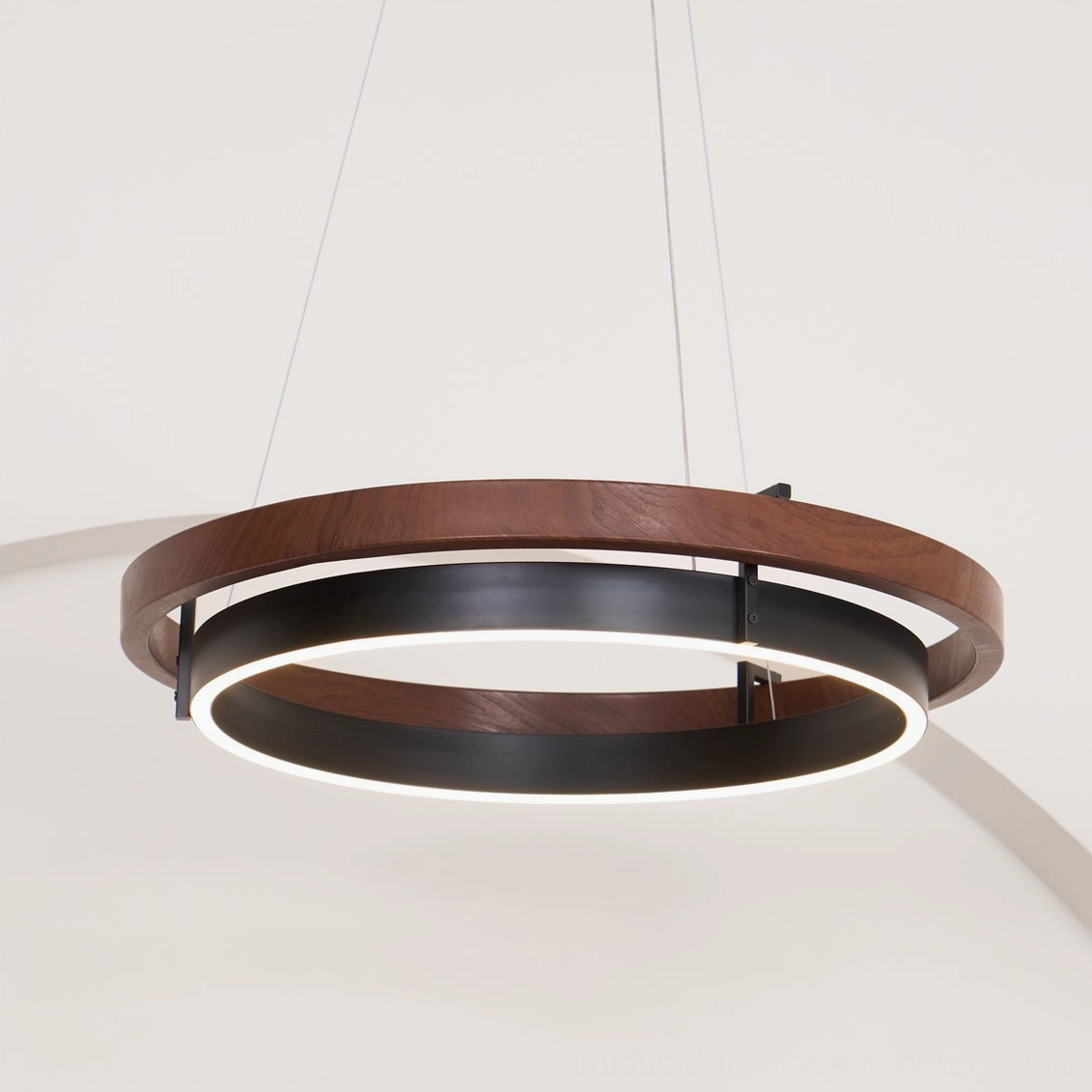 Ring Dunst LED chandelier multiple size comparison showing 23.6 31.5 and 39.4 inch diameters