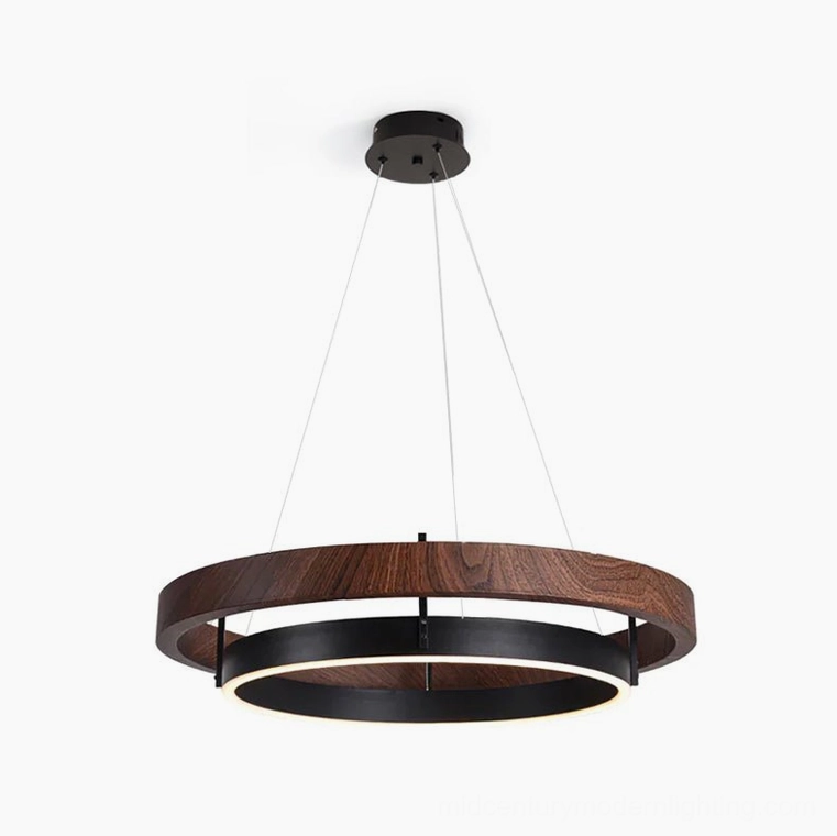 Ring Dunst 80cm medium diameter 31.5 inch double-ring LED chandelier standard dining room