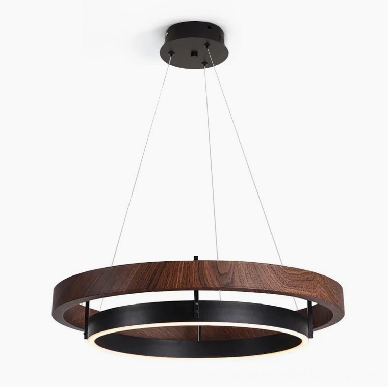 Ring Dunst 60cm small diameter double-ring pendant light contemporary minimalist home lighting