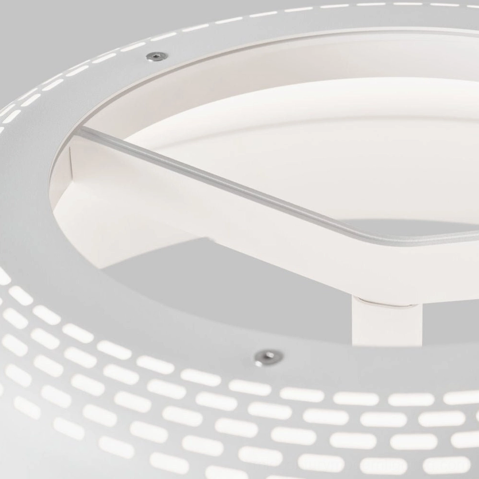 Ring floor lamp warm white LED integrated light cozy evening mood