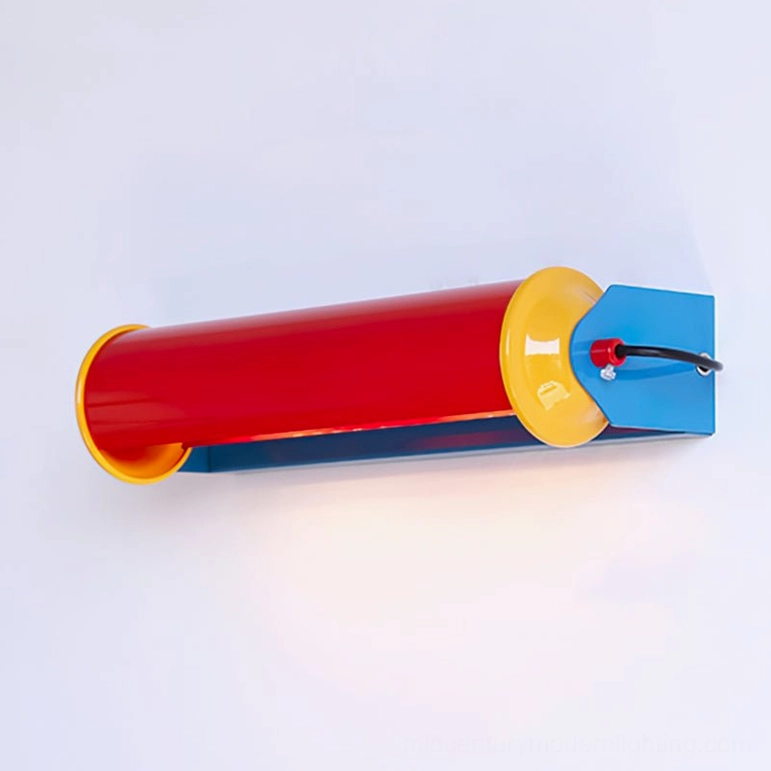 Rondo wall lamp large size 15.7 inches Memphis design colorful retro lighting