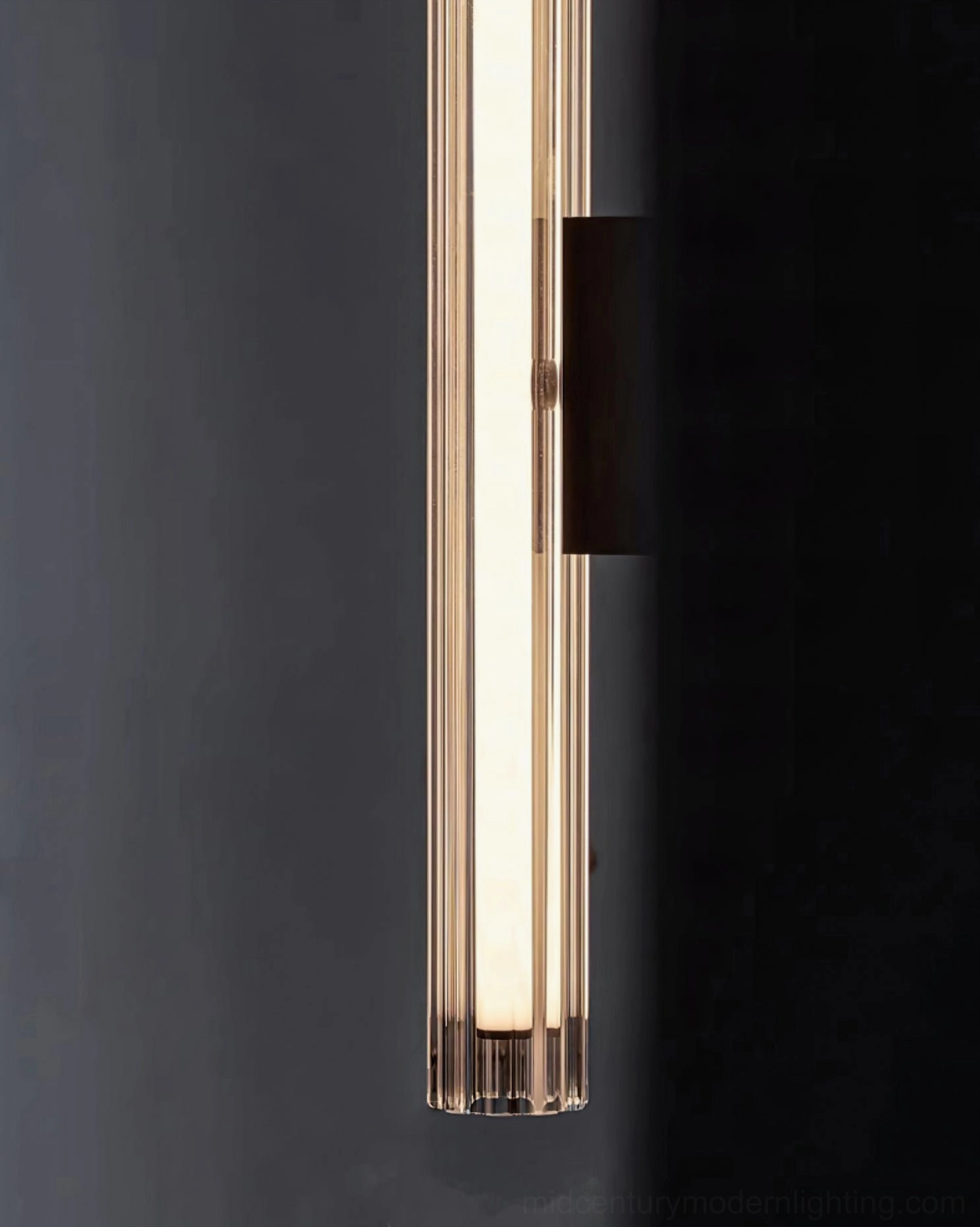 Saxon wall-mounted sconce integrated LED warm white light interior