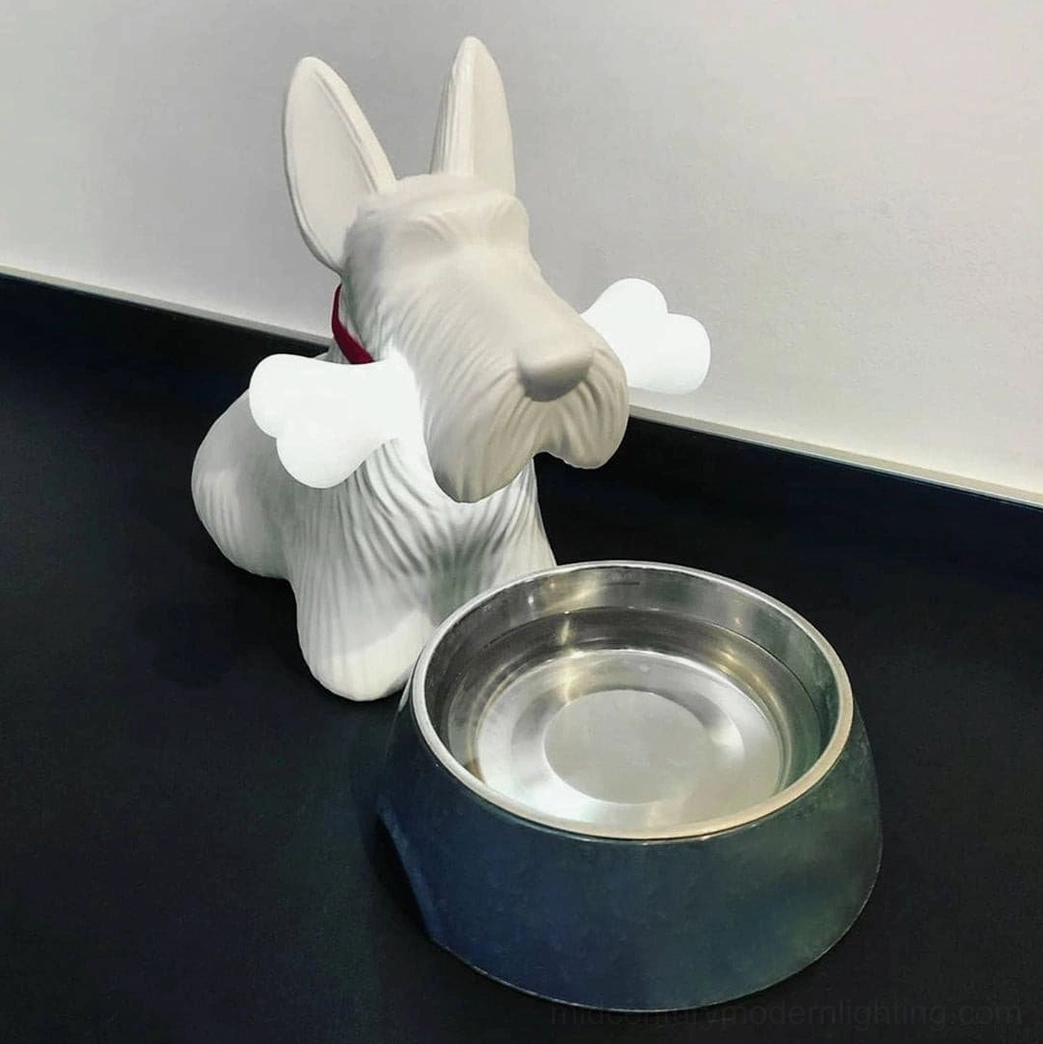 Scottie terrier lamp contemporary design intersection of form and function