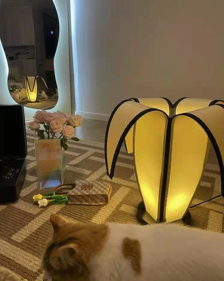 Sculptural banana lamp design philosophy marrying whimsy with sophisticated functionality