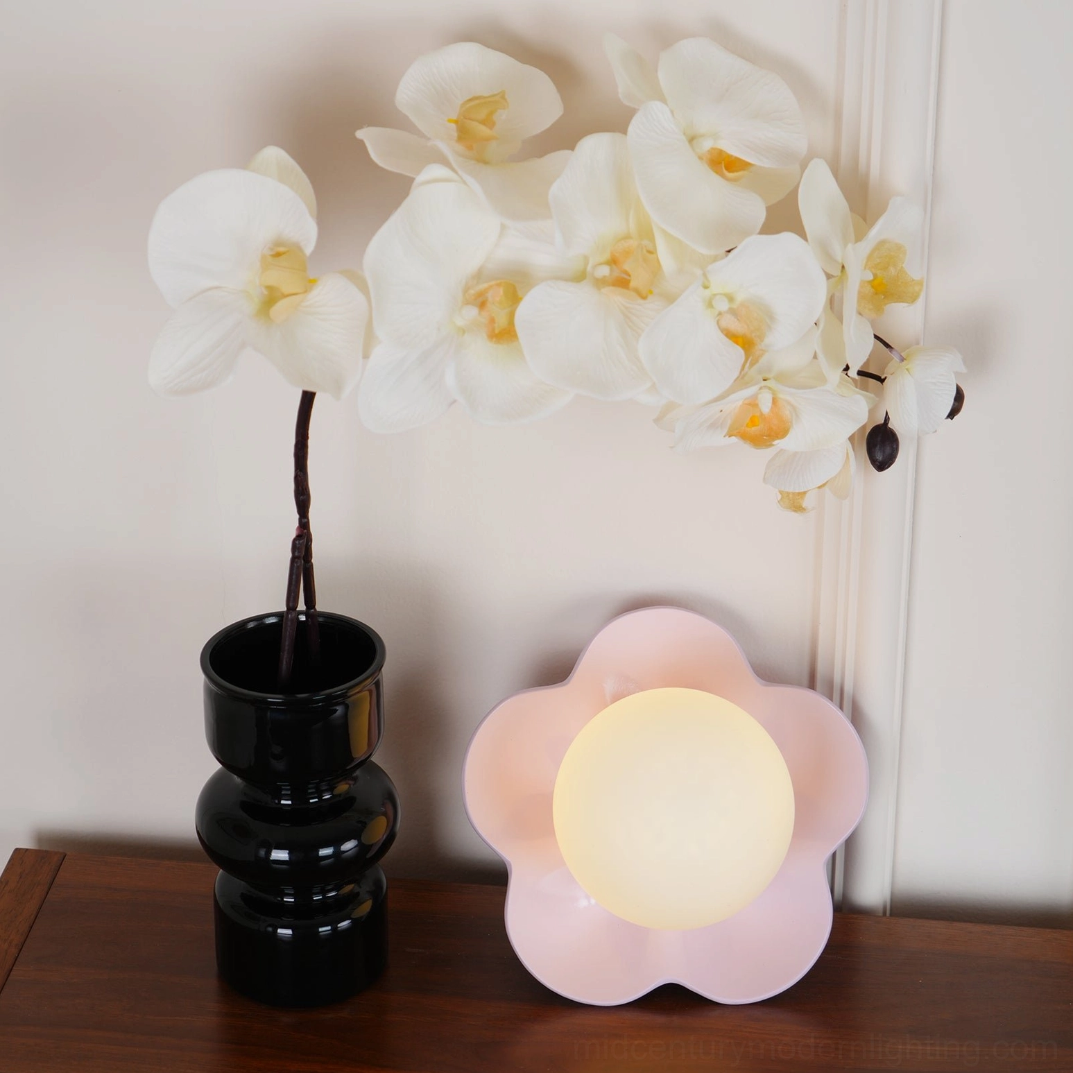 Modern La Fleur wall sconce sculptural lighting fixture artistic home decor