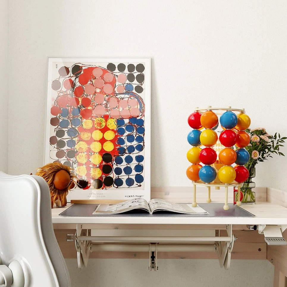 Sfera ball lamp warm ambient lighting - desktop and workspace illumination