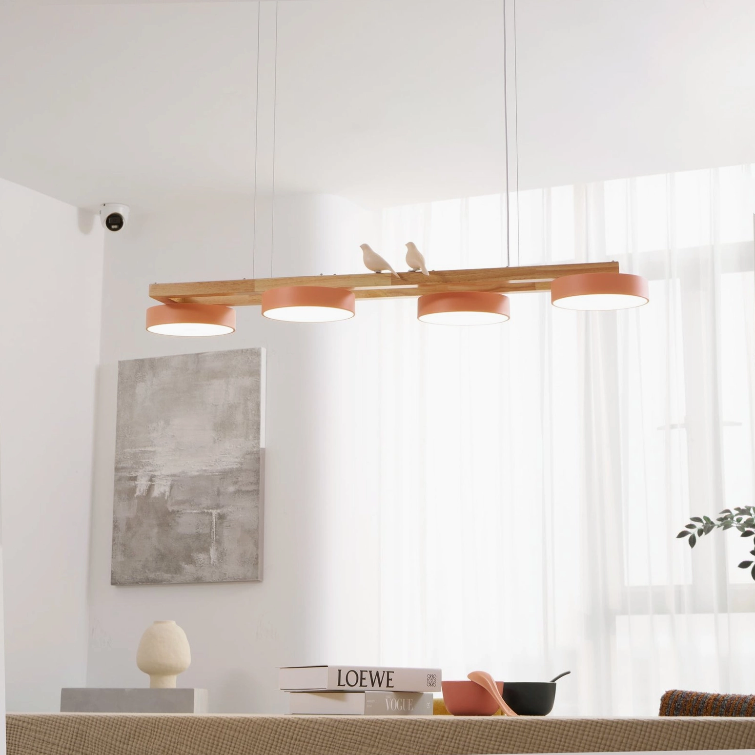 Sienna Bird Linear Chandelier product detail highlighting design symmetry and balance