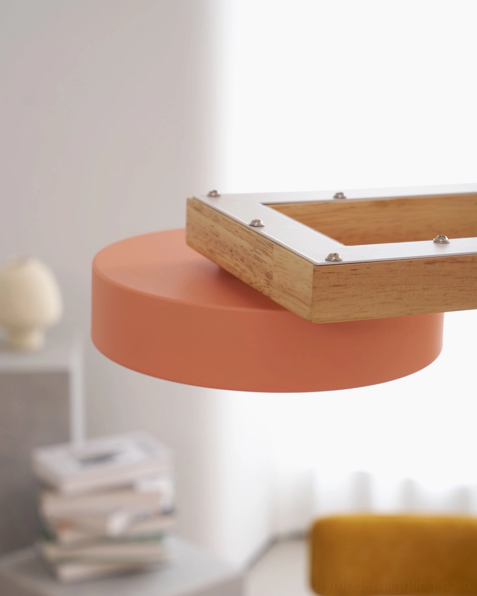 Sienna Bird Linear Chandelier alternative angle showing fixture width and light head arrangement