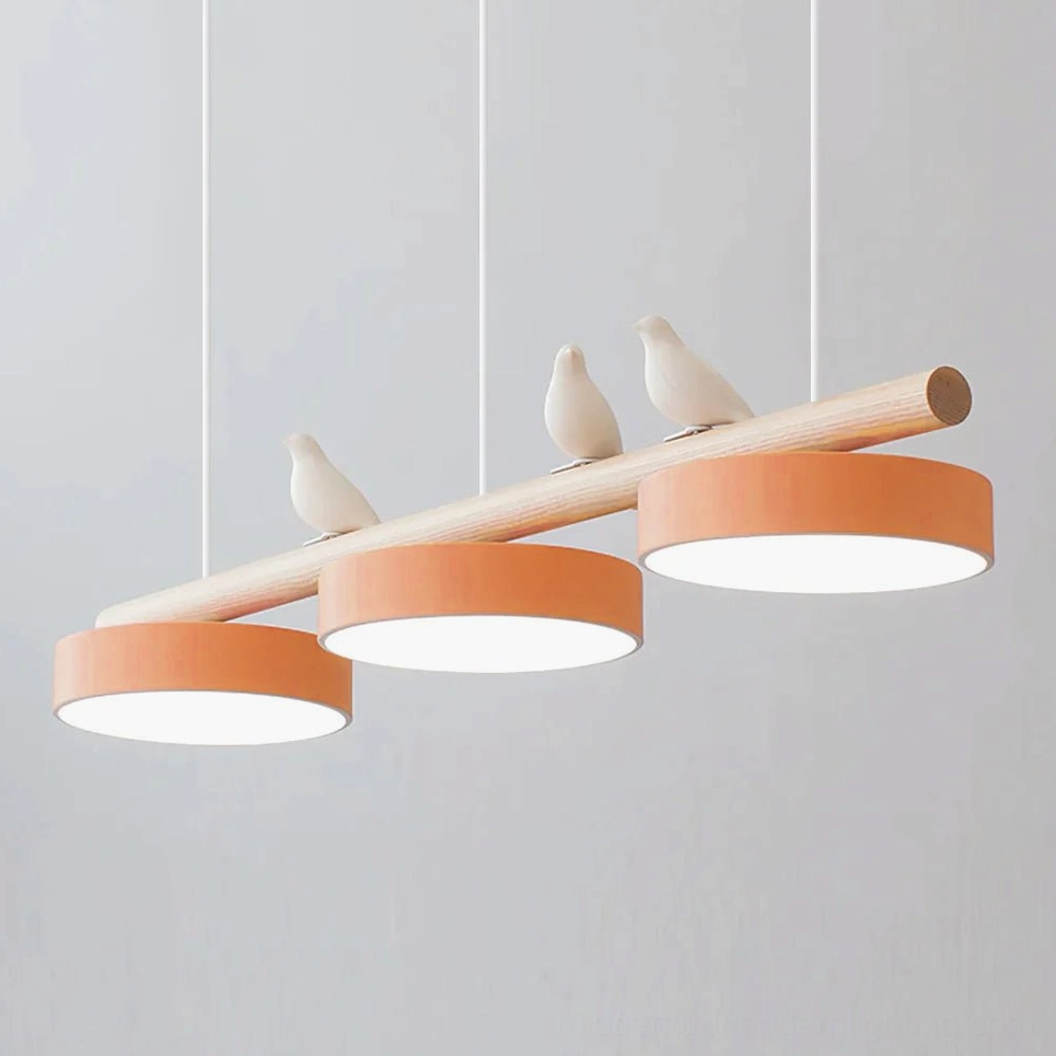 Extended Sienna bird chandelier version showing larger scale configuration
