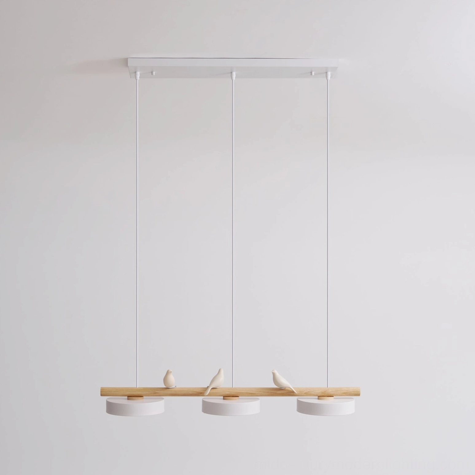 Sienna bird pendant lamp showing sculptural bird design in room environment