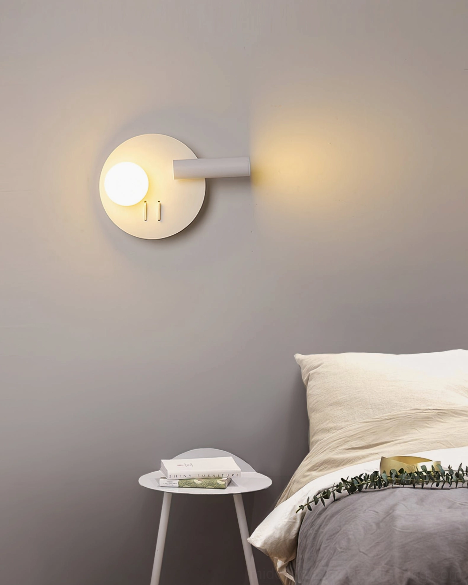 Snotra wall lamp contemporary style fixture with integrated LED technology