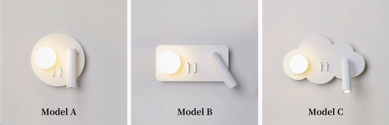 Snotra wall lamp matte white powder-coated finish detail and modern minimalist aesthetic