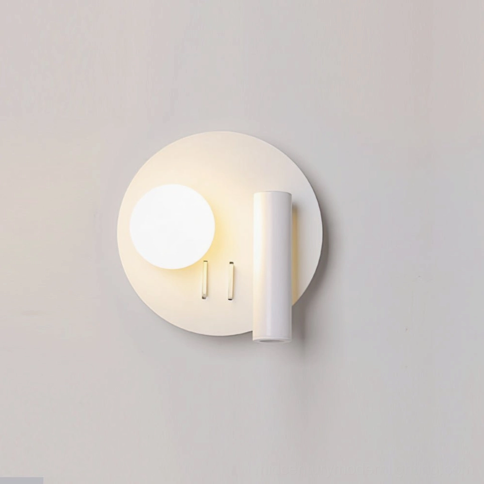 Snotra Model A compact round wall lamp perfect for small spaces and accent lighting