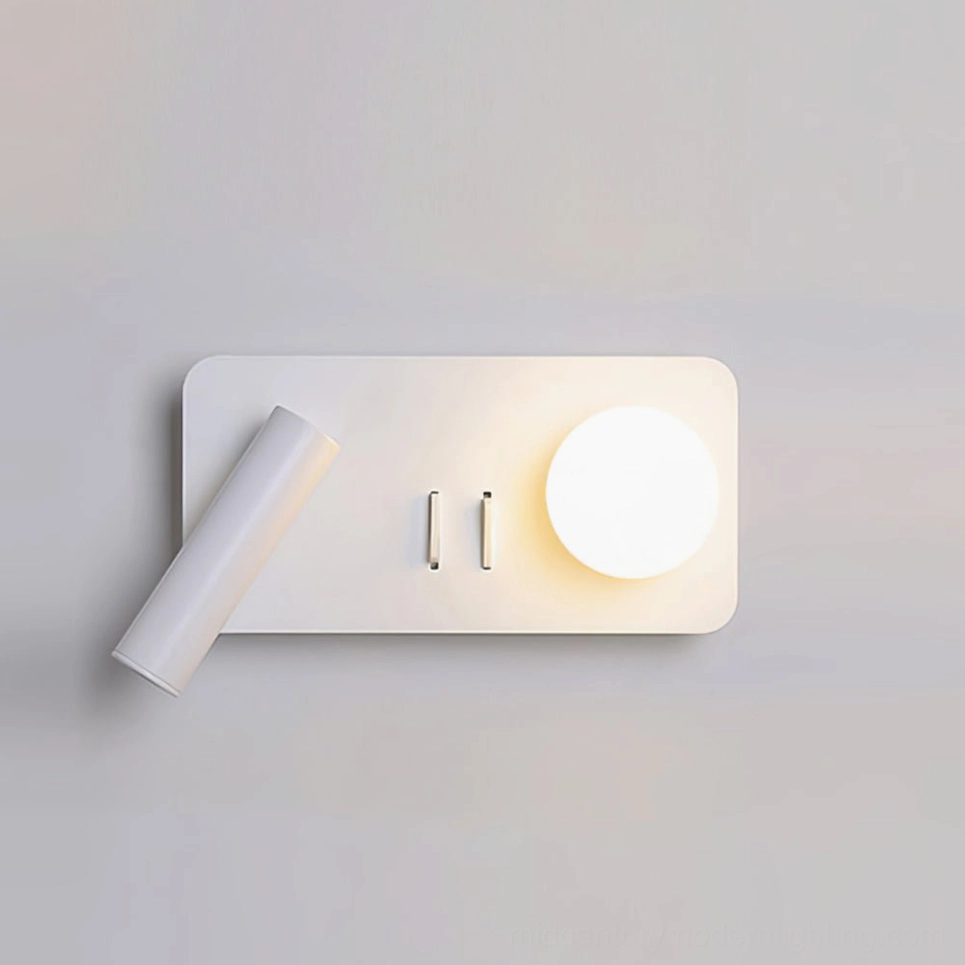 Snotra Model B mid-range wall lamp showcase in neutral interior setting