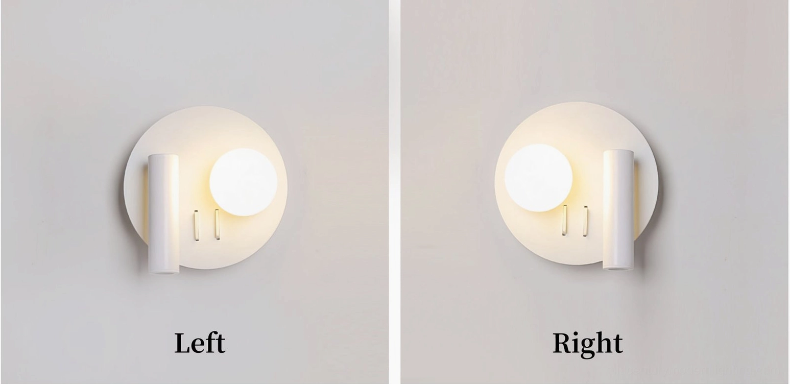 Snotra wall lamp overhead view showing fixture layout and architectural integration