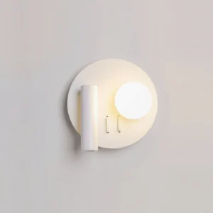 Snotra reversible wall lamp showing left and right configuration options, sleek modern fixture