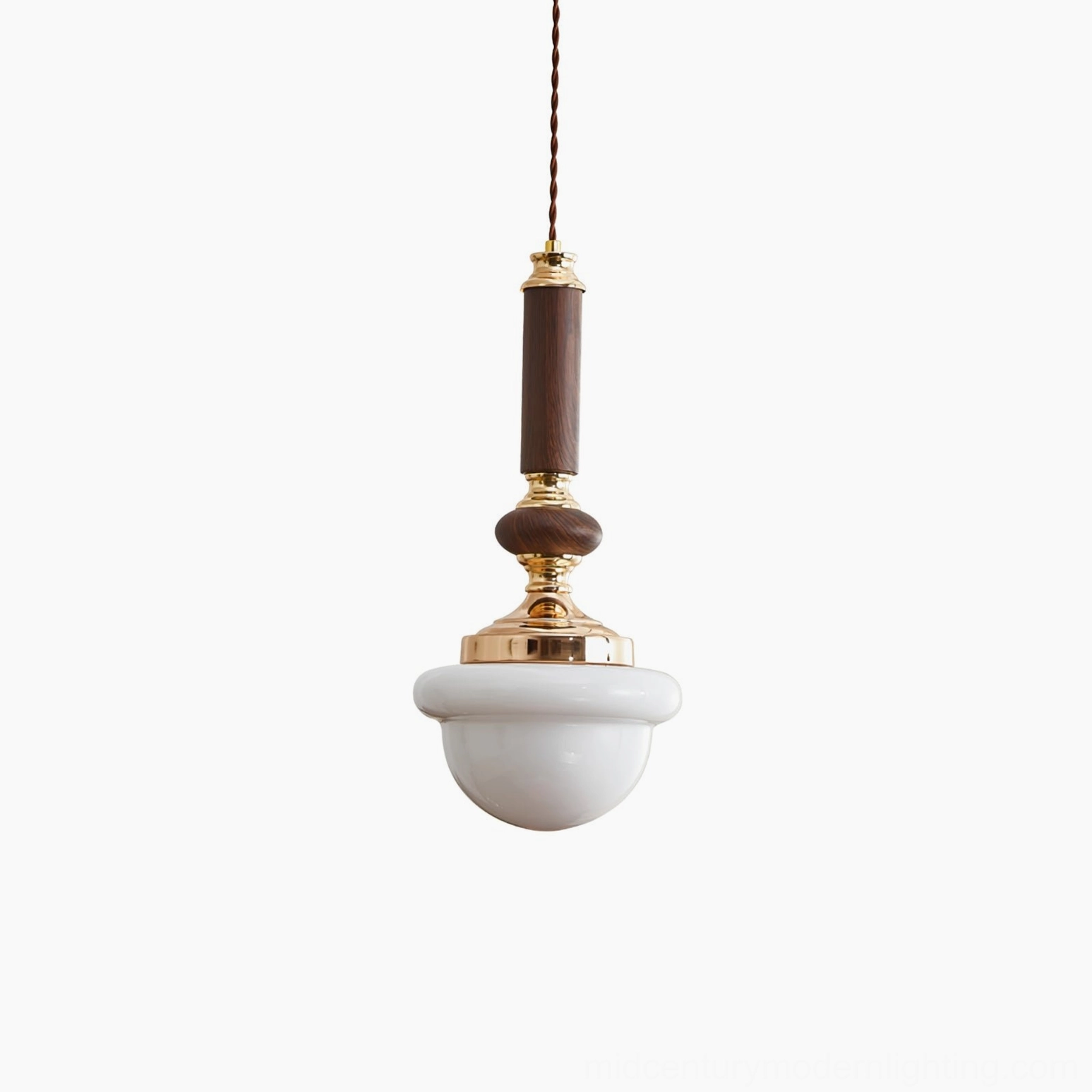 Sorbonne mid-century modern pendant light multiple color finishes and style options