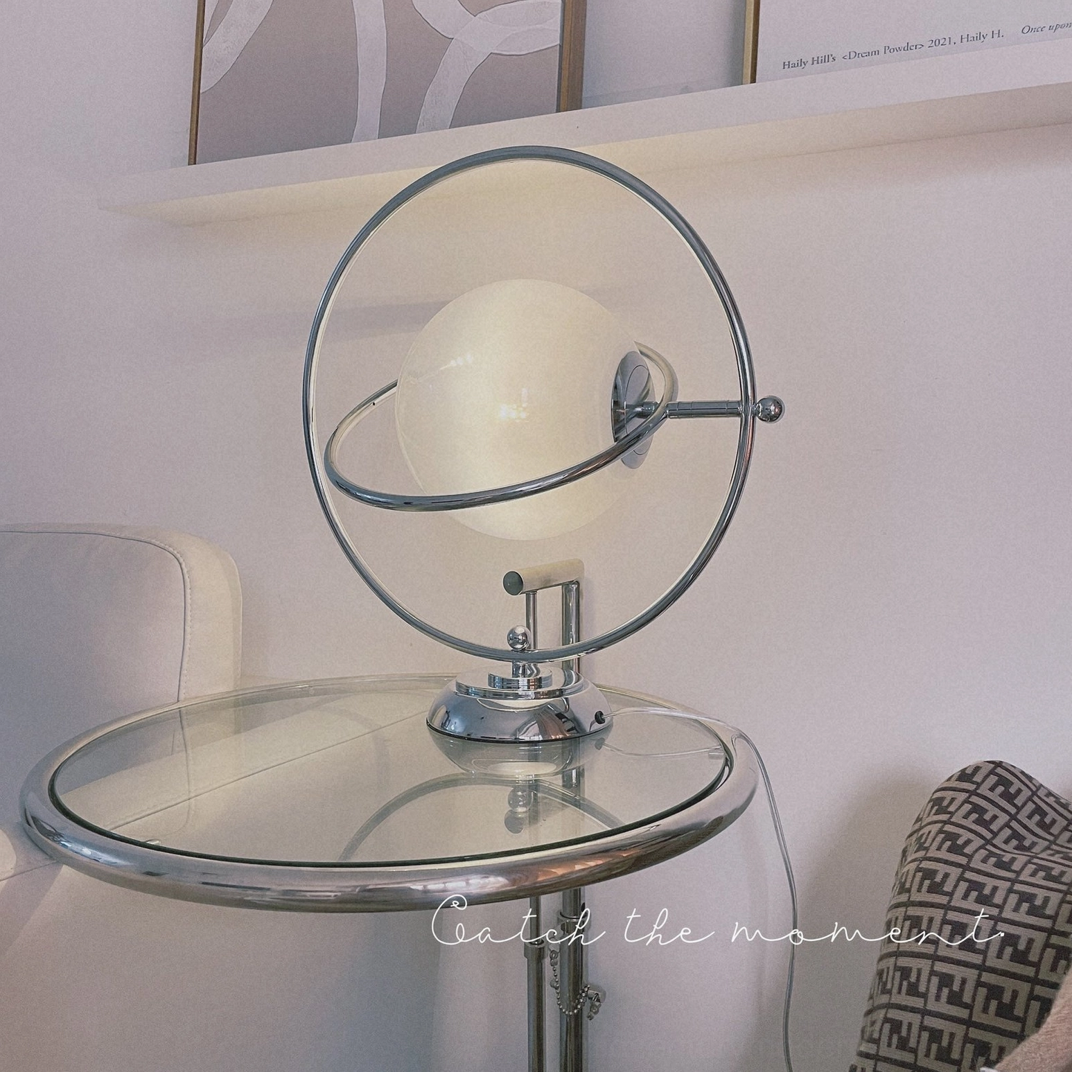 Space age design planet table lamp cosmic inspiration modern aesthetic interior