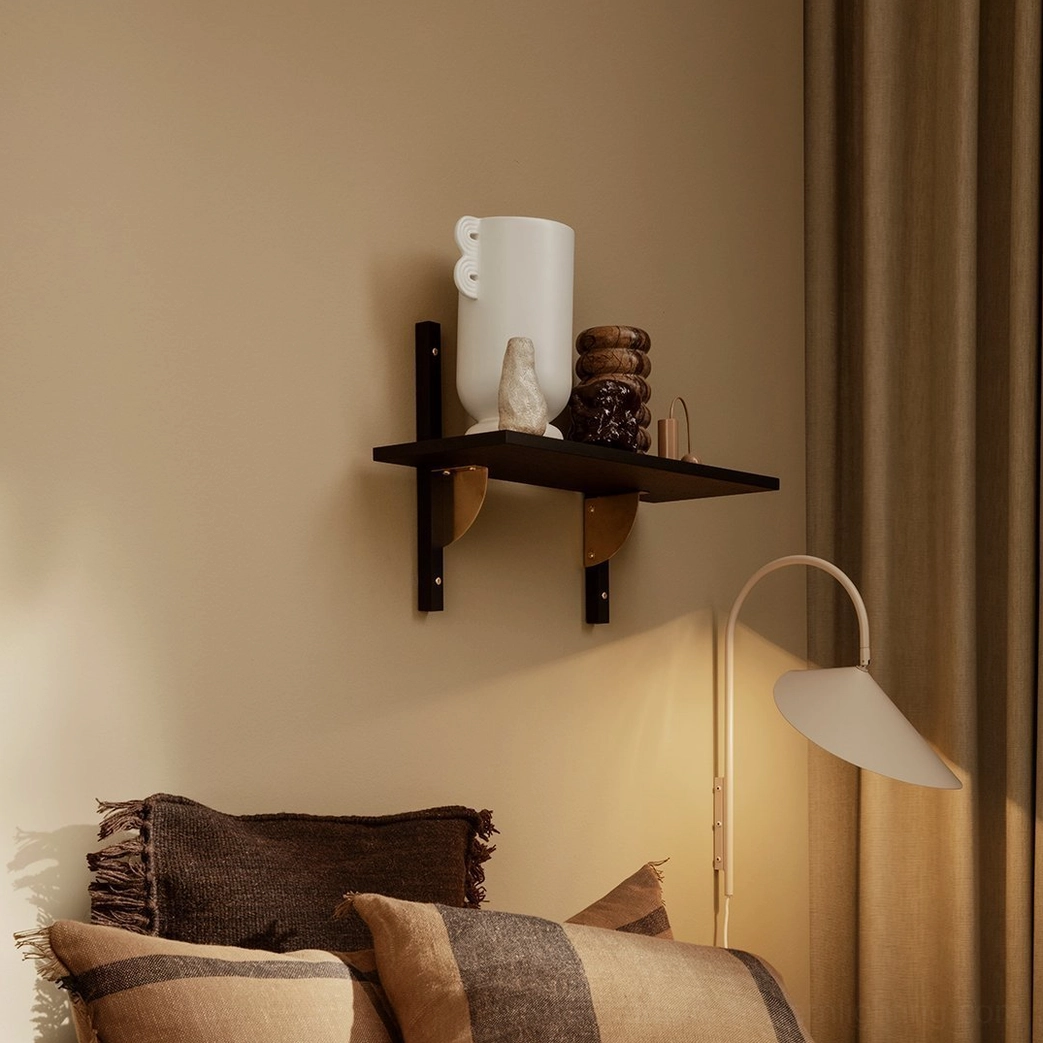 Tall Stella wall lamp 127cm creating architectural drama in entry foyer with high ceilings