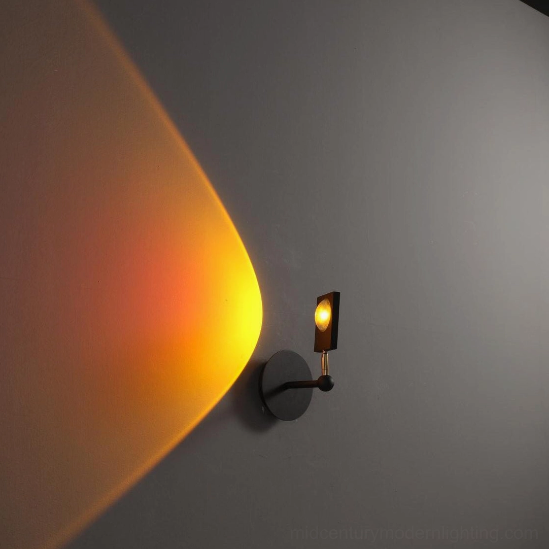 Sunset Halo circular projection comparison halo light patterns on interior wall
