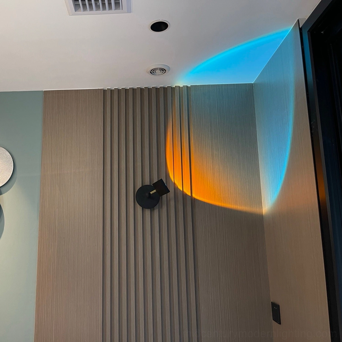 Sunset Halo specifications materials LED power voltage certification details