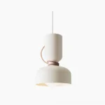 Taeuber Scandinavian pendant light with geometric minimalist design and matte finish, studio product shot