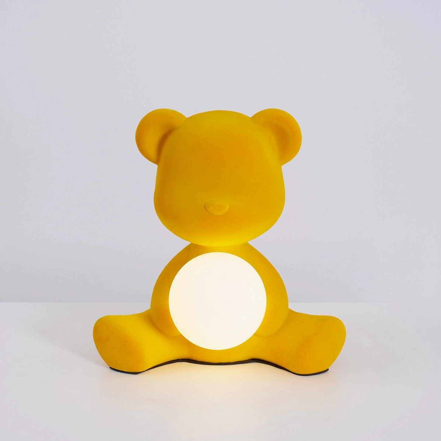 Teddy bear table lamp multiple angle view showing 360 design perspective