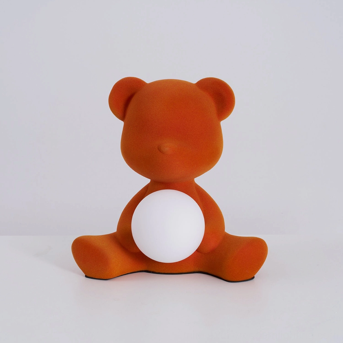 Teddy bear table lamp showing 150cm cord length with integrated switch
