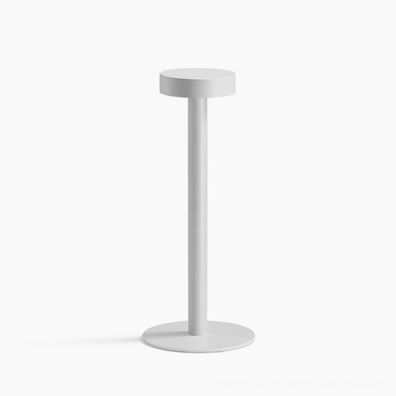 Tetatet cordless LED table lamp white color touch dimmable magnetic base