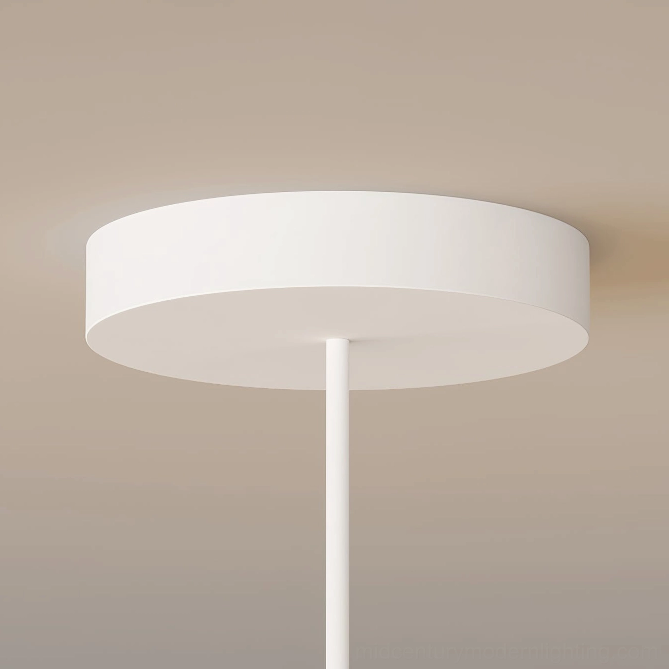 Thera pendant lamp architectural design - mid-century modern styling with geometric dome silhouette