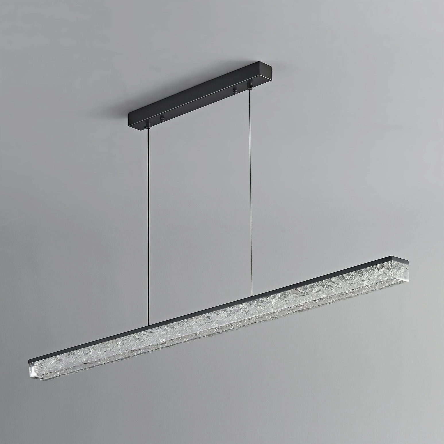 Contemporary three-color adjustable linear pendant in modern living space accent lighting