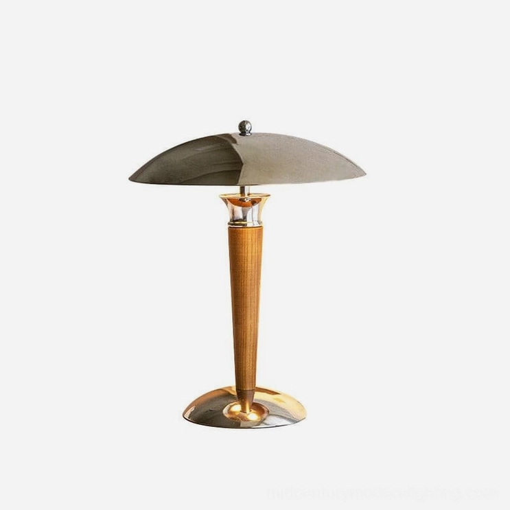 Tibby mid-century modern lamp in loft or industrial style home environment