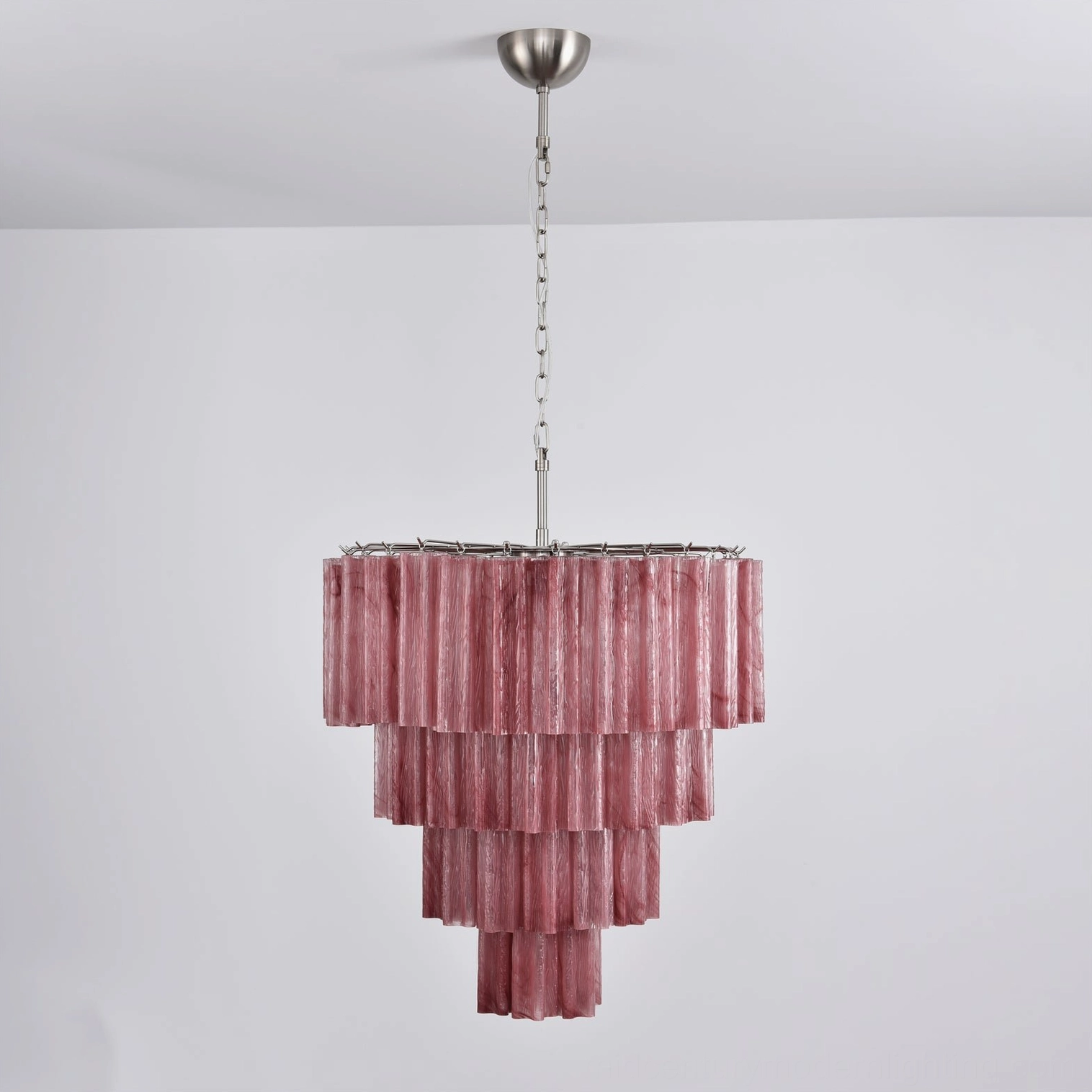 Tiered glass chandelier size scale comparison dimensional specifications 70cm diameter