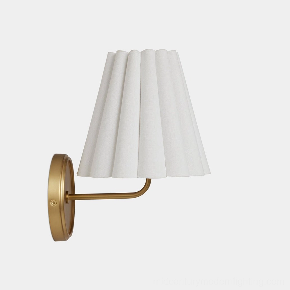 Tilia sconce in hallway corridor installation creating rhythm and ambient lighting pathway
