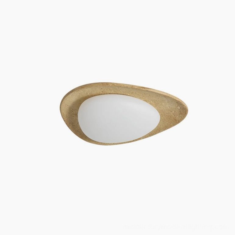 Topo modern organic ceiling light model A smaller size versatile application in apartment or starter home