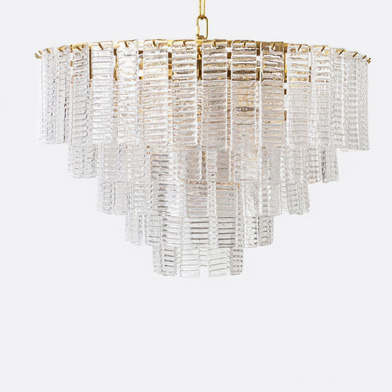 Toronto chandelier installed ceiling fixture showing mounting bracket and hanging mechanism