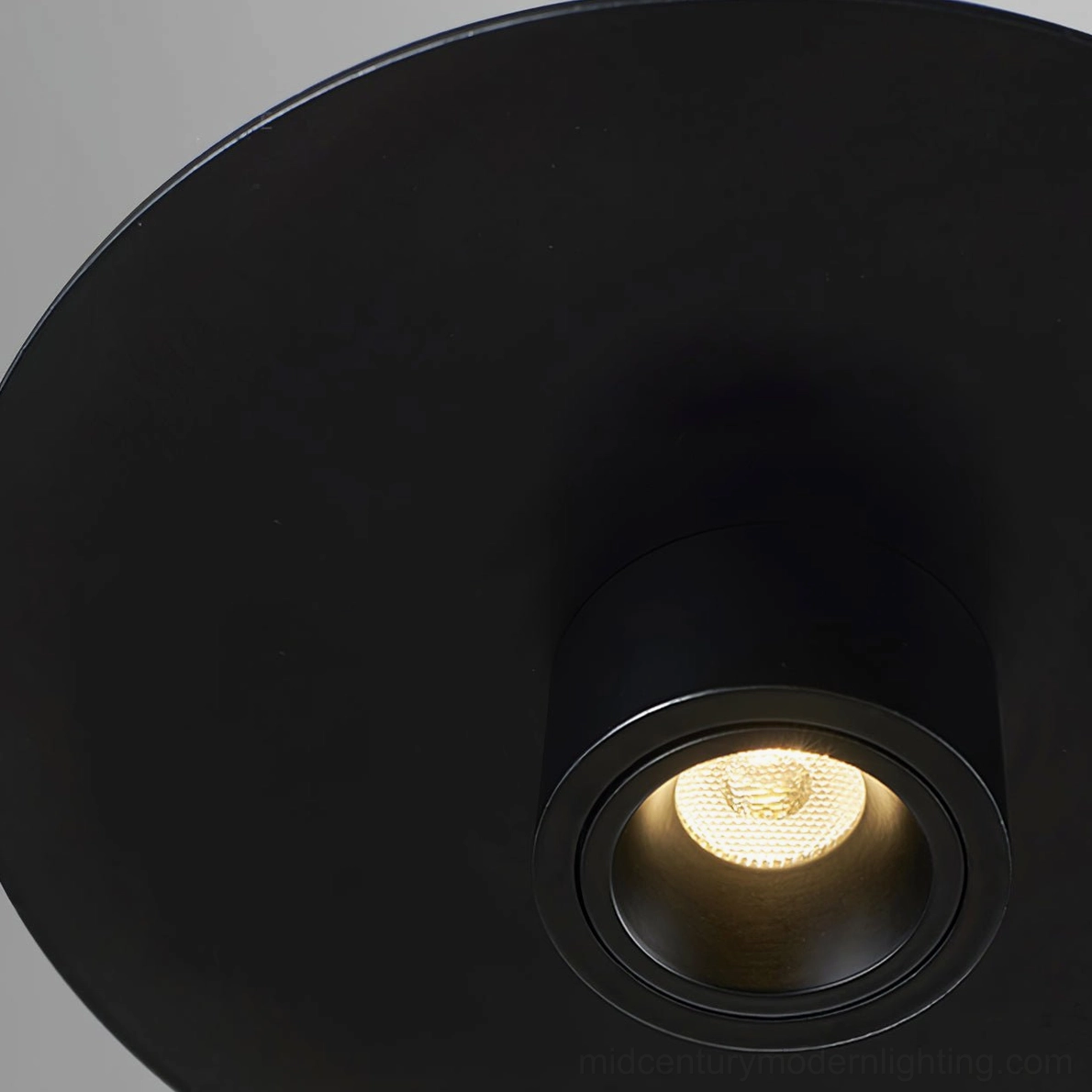 Toronto black pendant lamp installation - ceiling mount minimalist modern fixture