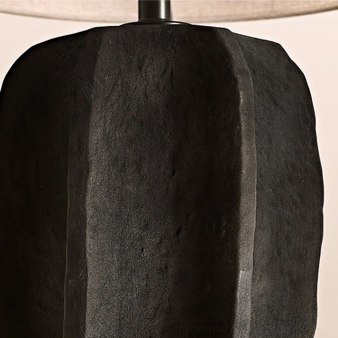 Torso table lamp sculptural form creating visual anchor in interior