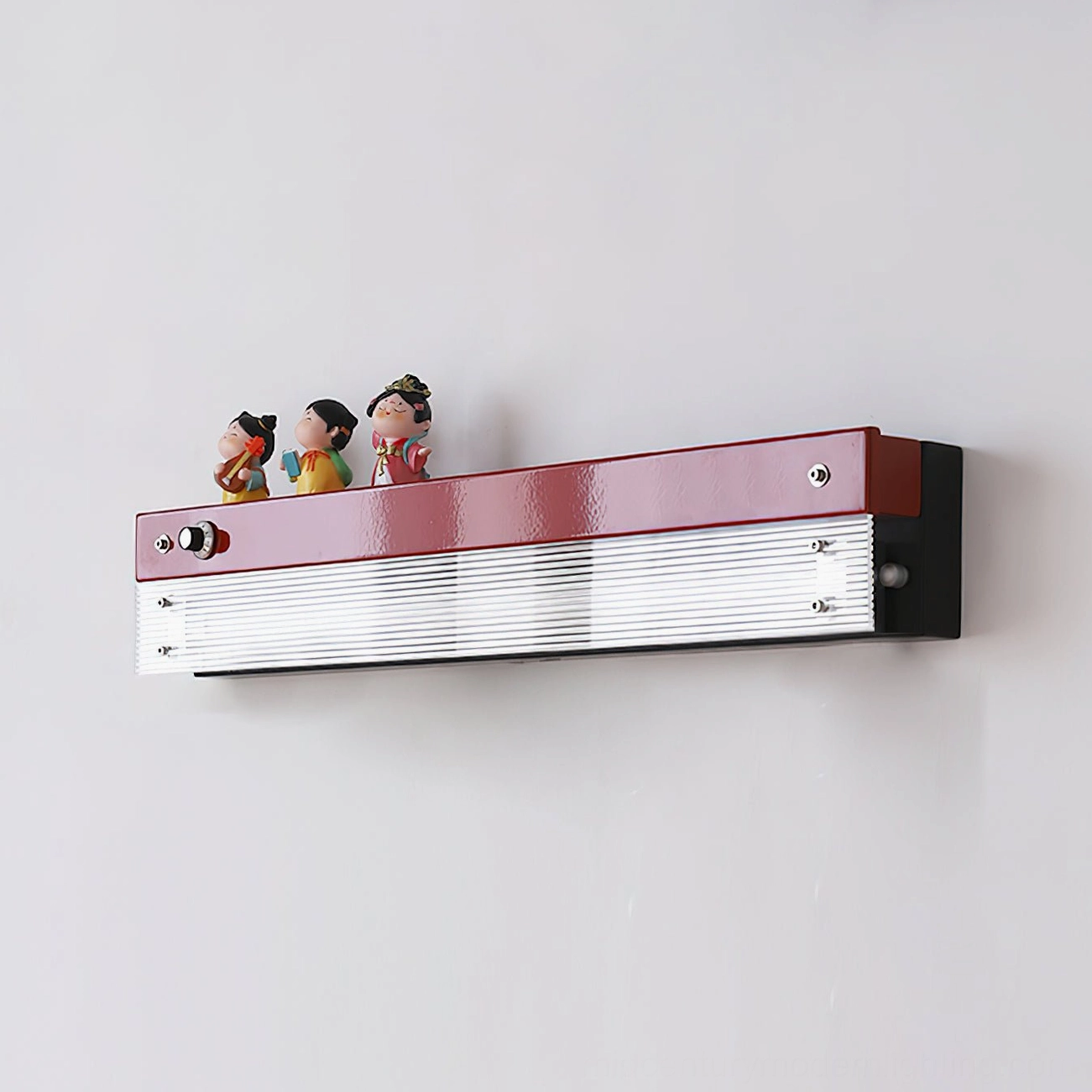 Totem wall lamp complete product showcase demonstrating form follows function philosophy