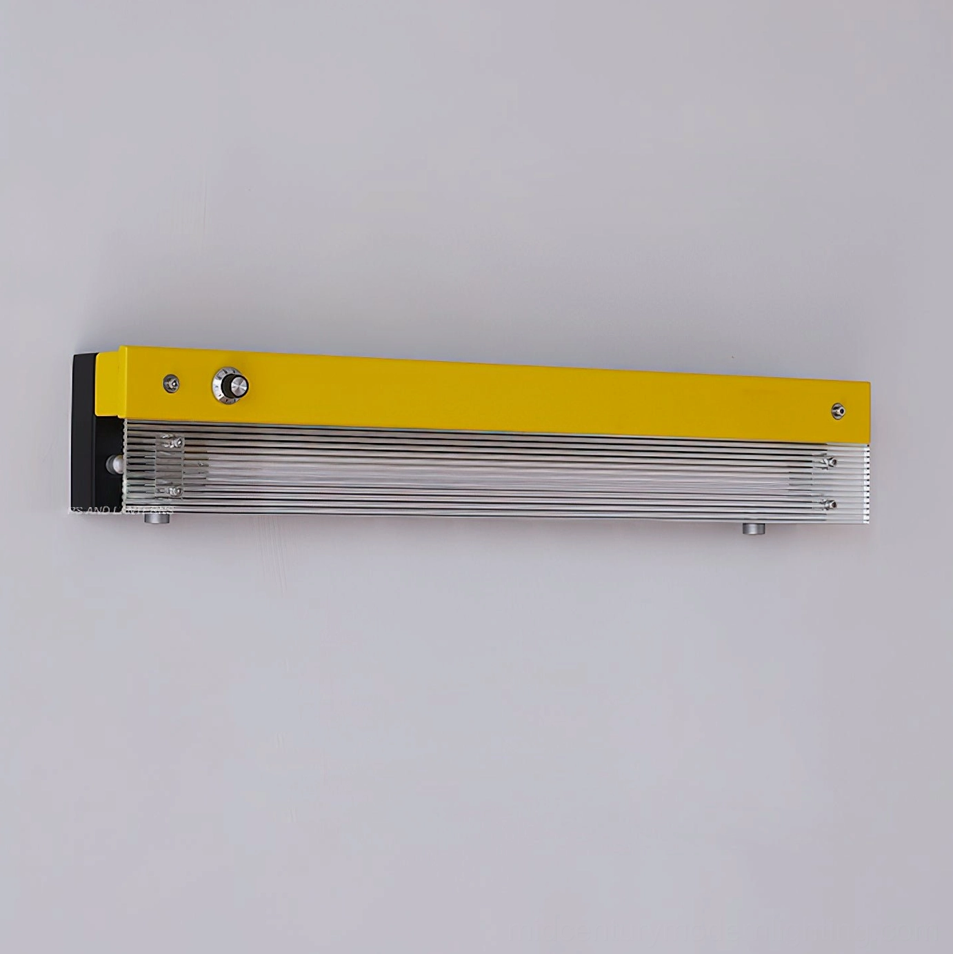 Totem wall lamp showing electrical compatibility and standard wall switch connection